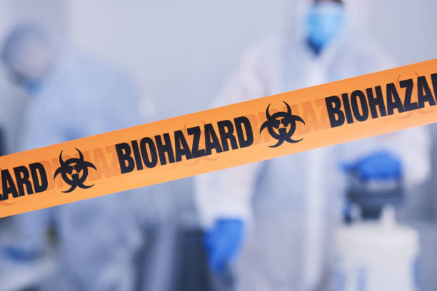 Professional Biohazard Cleanup technician working in Marlborough, NH